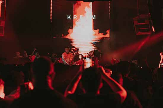 KREAM performing live on stage